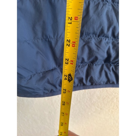 UNIQLO Ultra Light Down Jacket Blue  Button Front Lightweight Size S Layer‎ Cozy - Picture 7 of 8